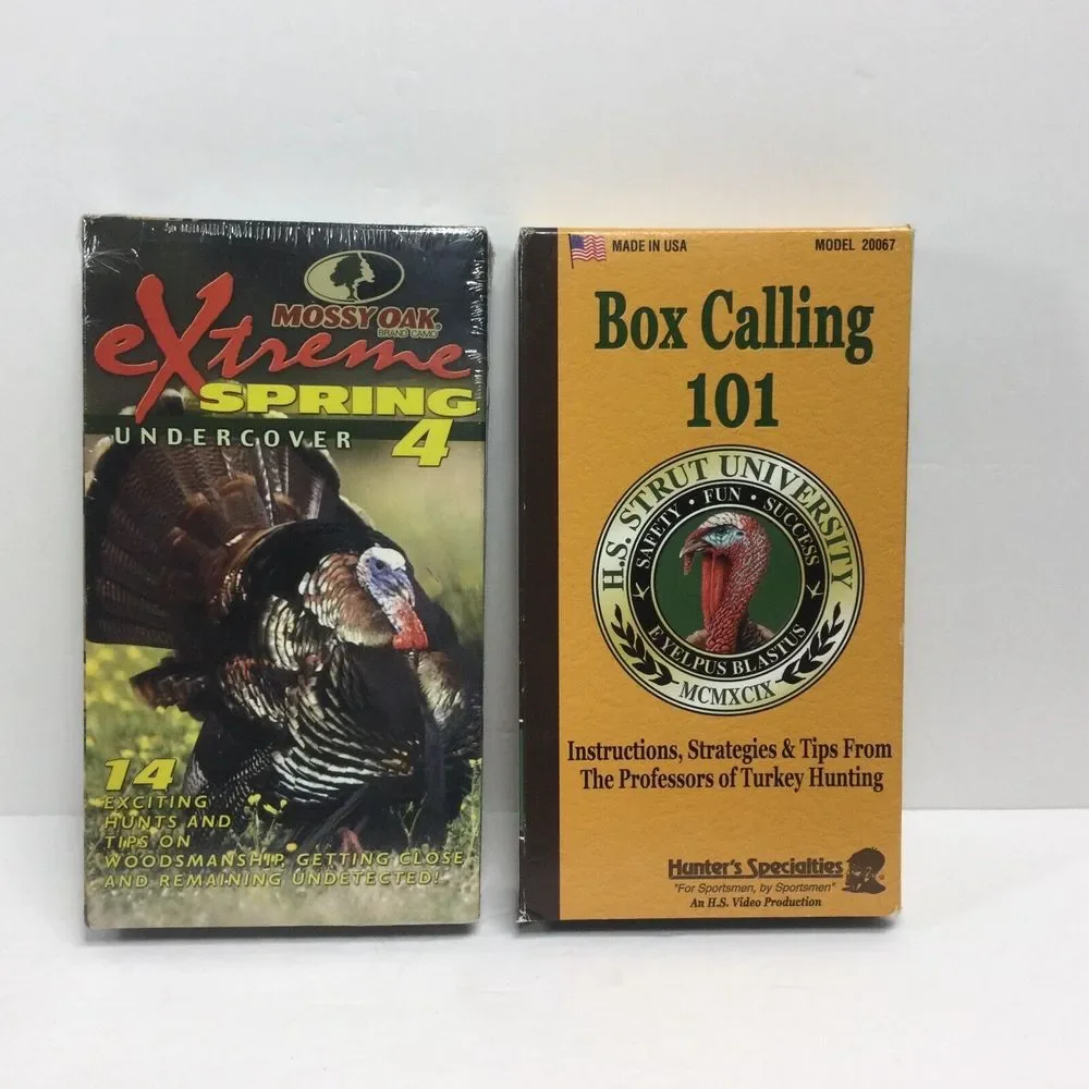 Mossy Oak eXtreme Spring II Turkey Hunting VHS Tape‎ NEW & Box Calling 101